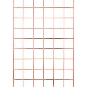 Realspace® Rose Gold Wire Hanging Organizer System, Base Panel